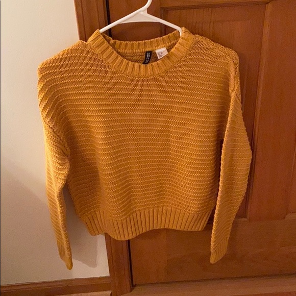 Sweaters - H&M mustard yellow sweater